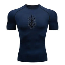 Camisa de Compressão Masculina azul