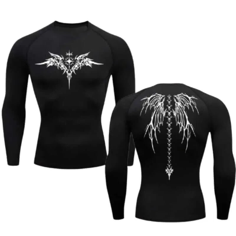 camisa de compressão masculina cor preta