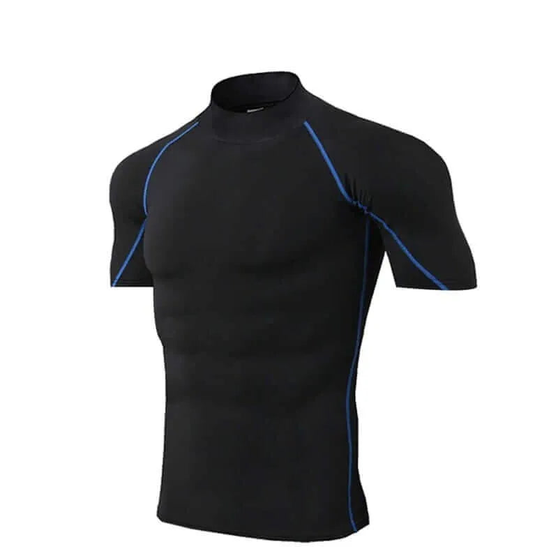 Camisa de compressão masculina cor preta