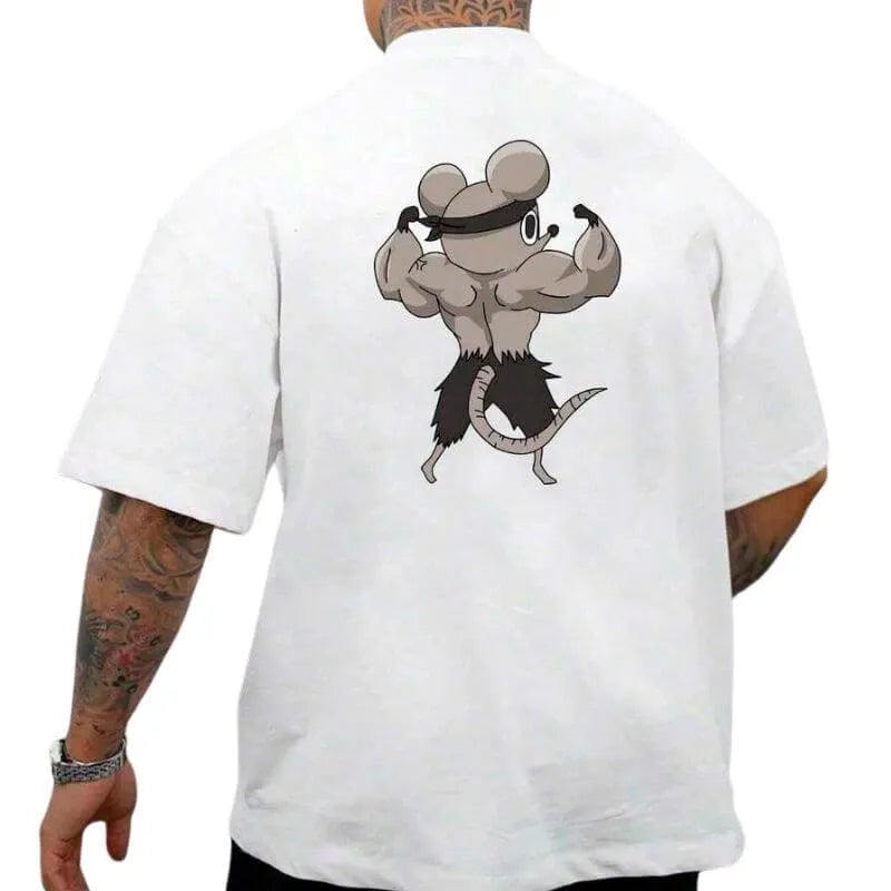 Camiseta Oversized Rat Gym