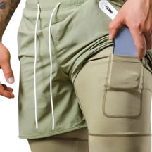 Short 2 em 1 Masculino AeroDry
