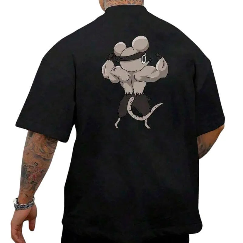 Camiseta Oversized Rat Gym