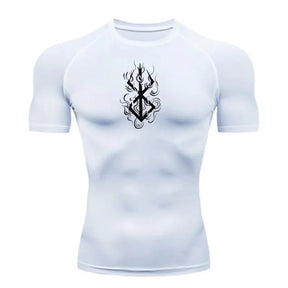 Camisa de compressão ShadowFit para treinos intensos