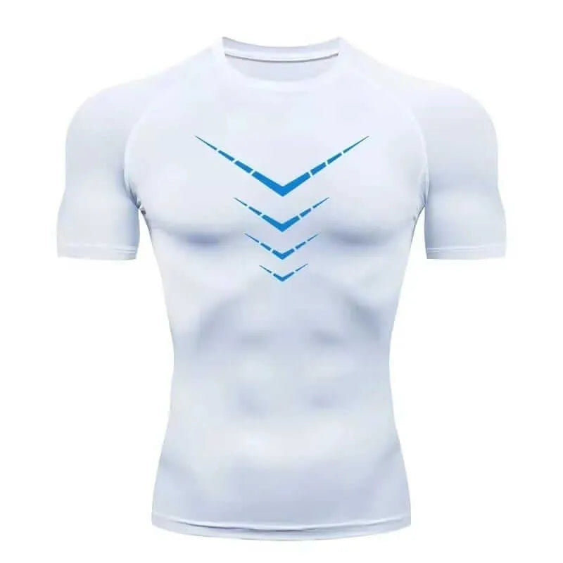 camisa de compressão masculina cor branca 