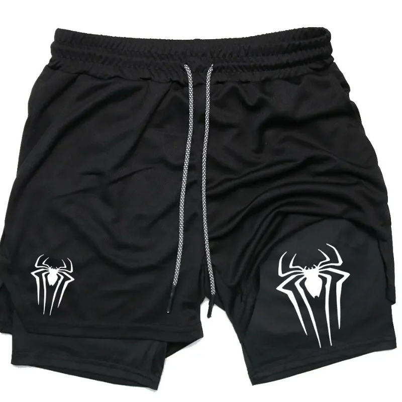 Short  Masculino 2 em 1 SpiderTech