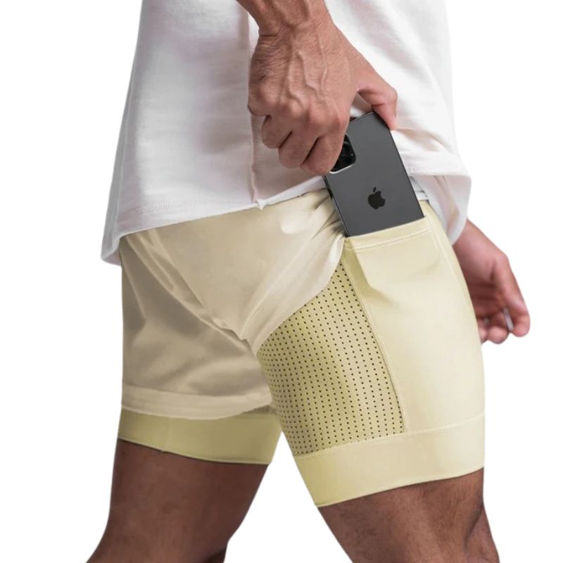 short 2 em 1 masculino